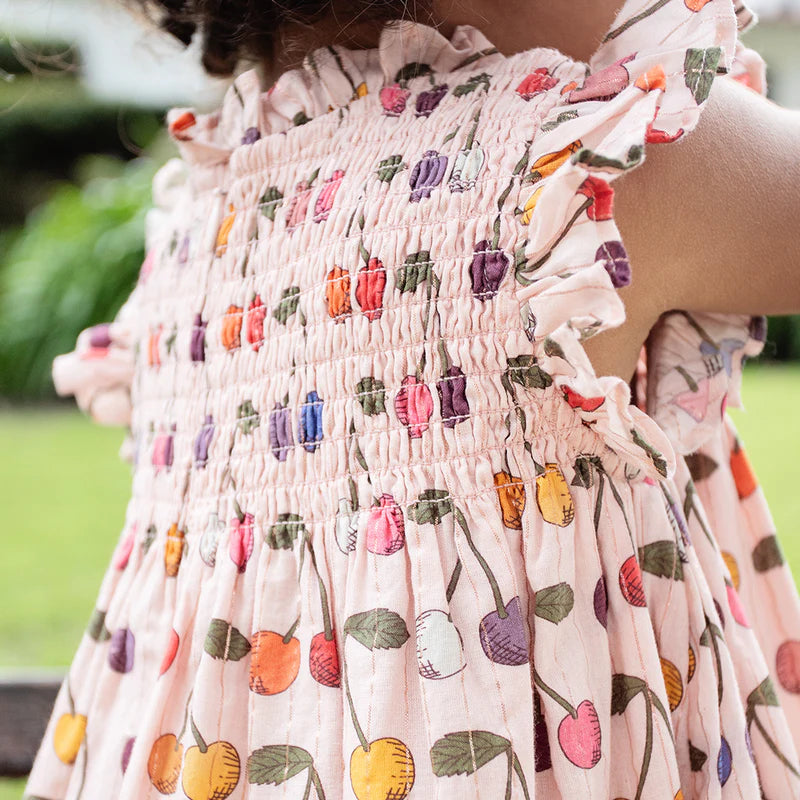 Stevie Dress Set Cloud Pink Cherry