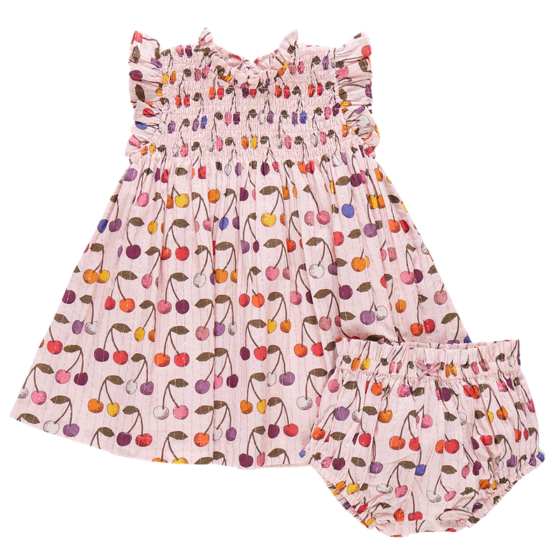 Stevie Dress Set Cloud Pink Cherry