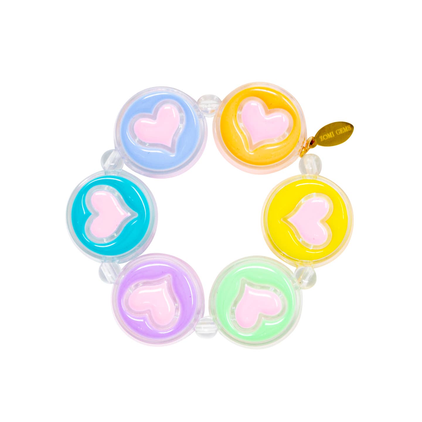 Jumbo Hearts and Smile Bracelet