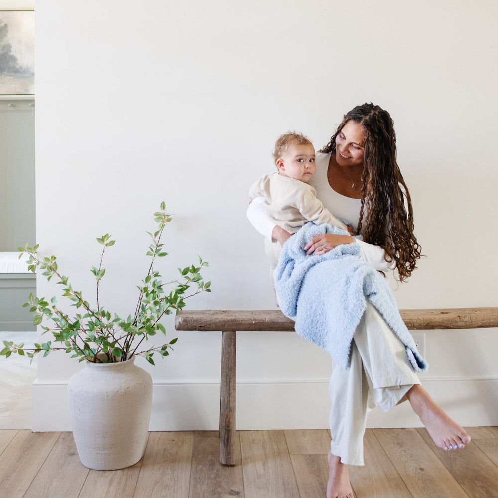 Light Blue Bamb Blanket