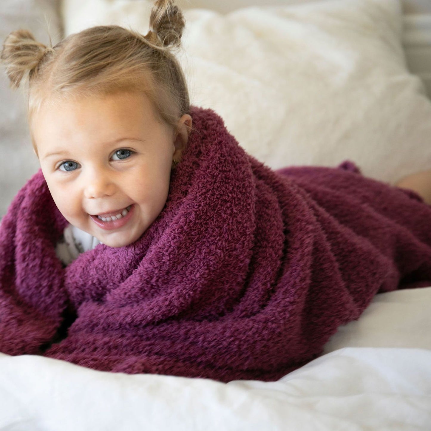 Deep Rose Bamboni Blanket