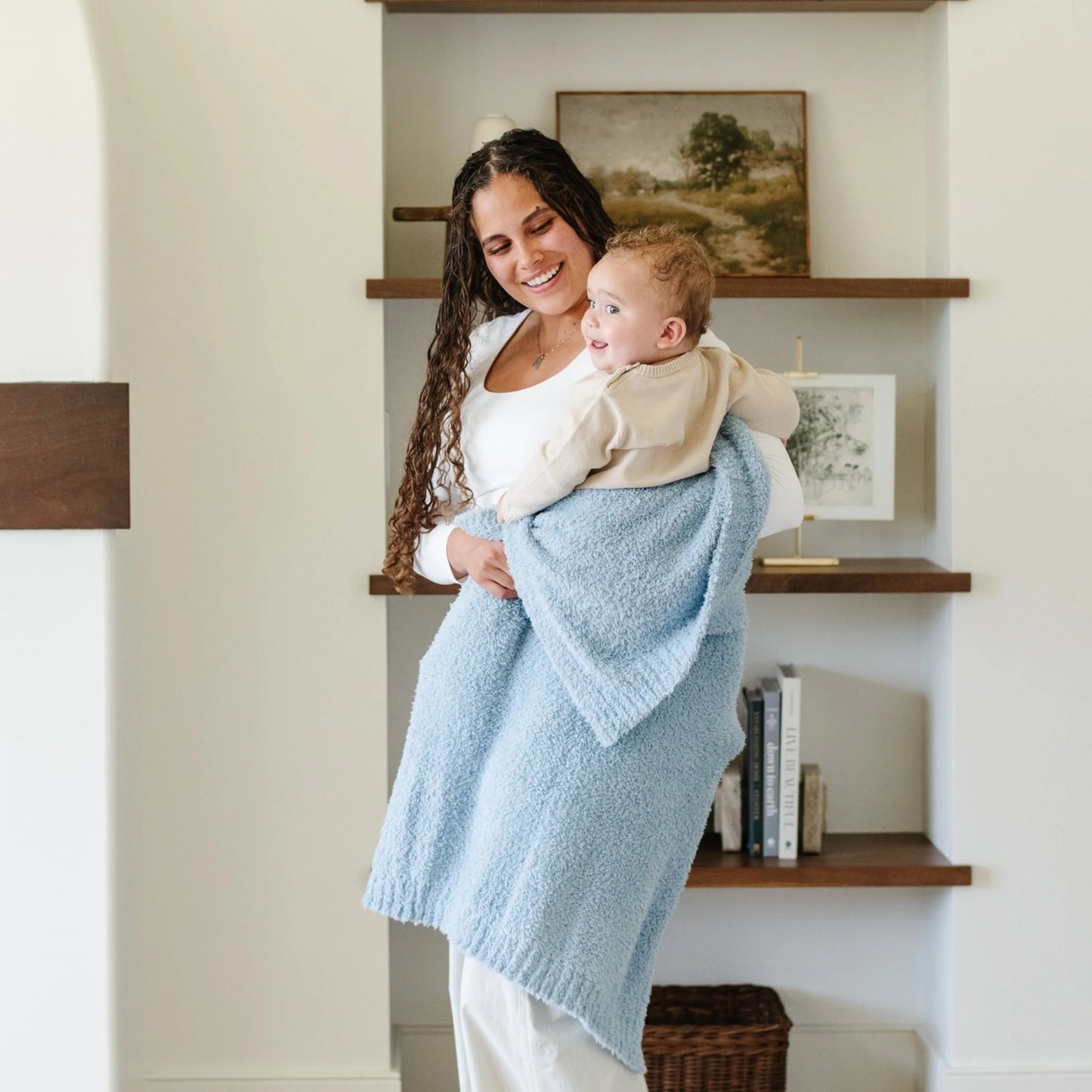 Light Blue Bamb Blanket