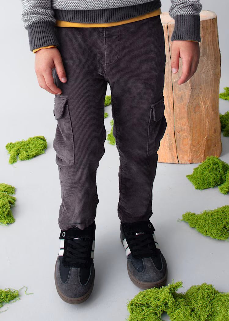4564 Slate Cord Pant