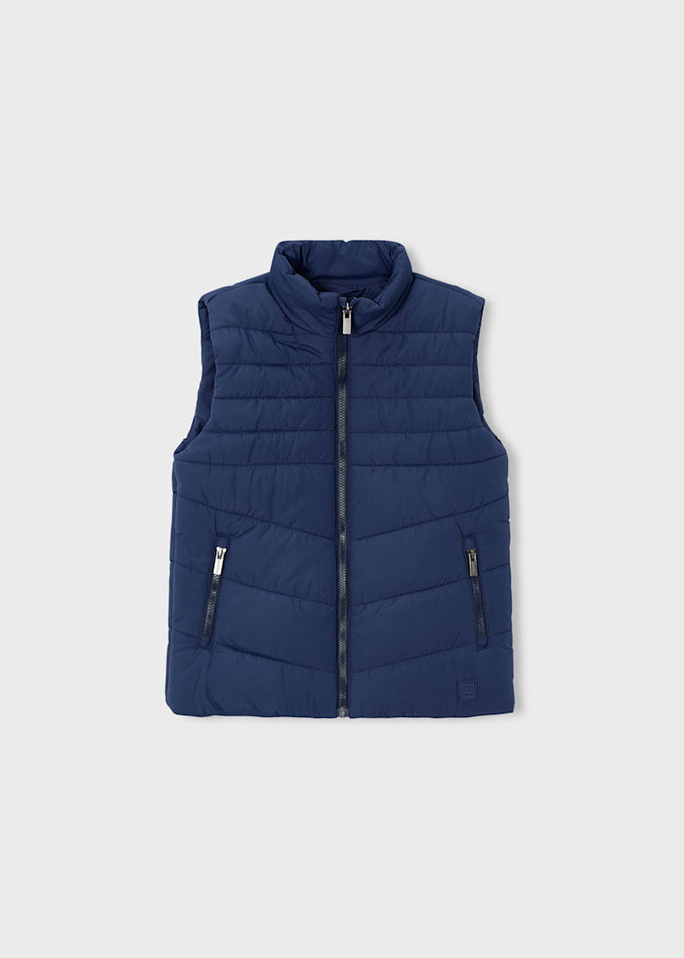 Navy Boy Puffer Vest