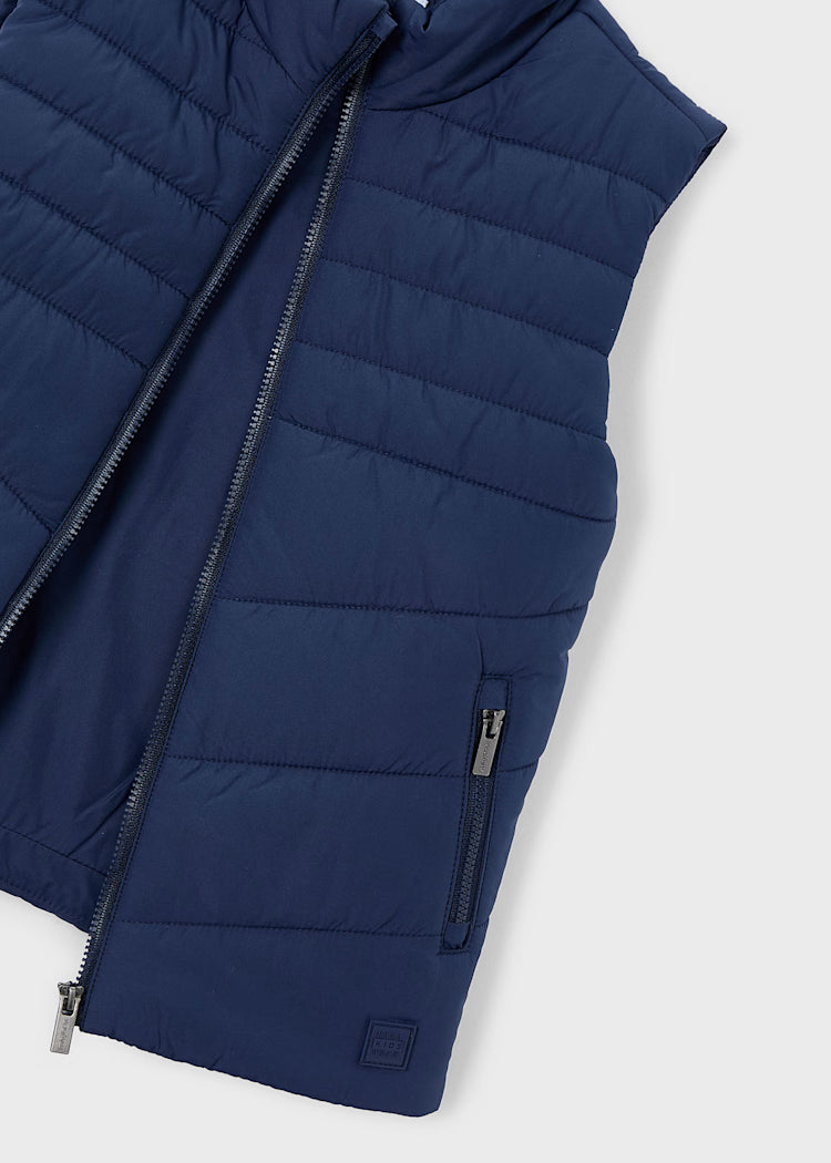 Navy Boy Puffer Vest