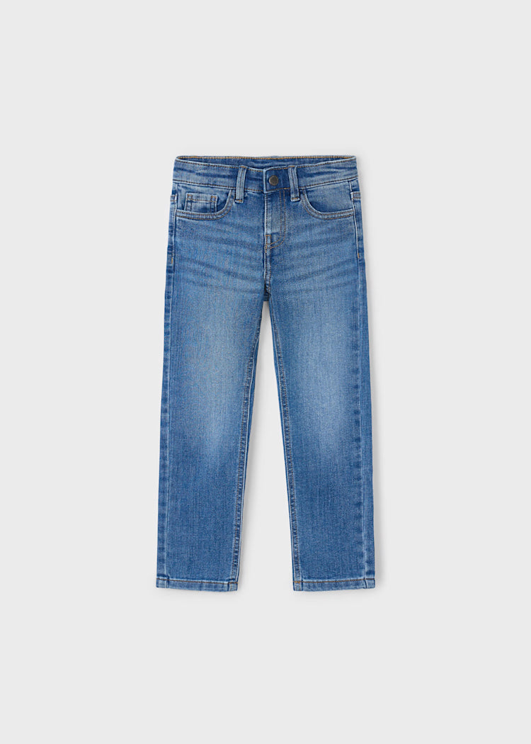 Med Wash Slim Denim