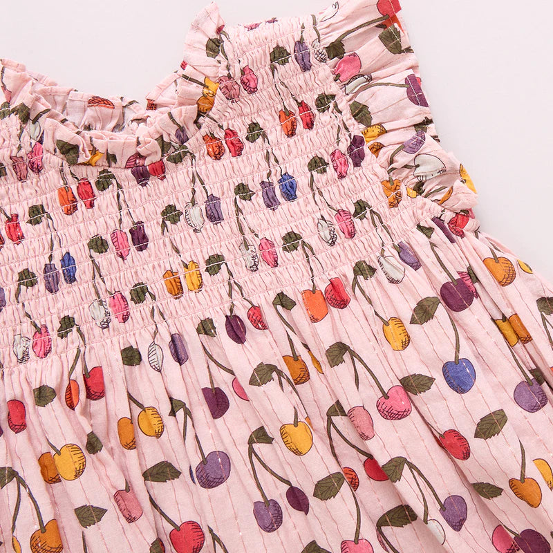 Stevie Dress Set Cloud Pink Cherry