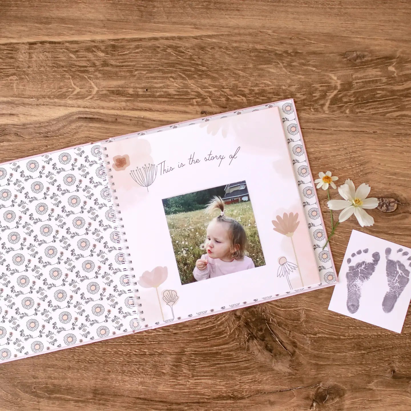 Wildflower Meadow First Year Baby Book