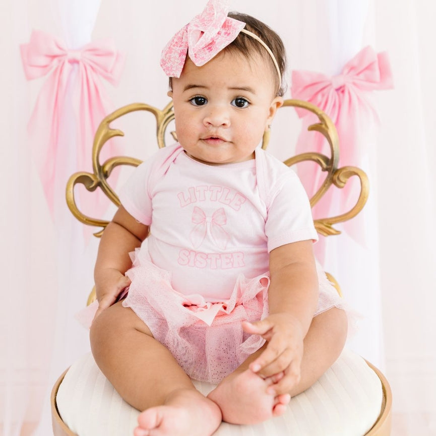 Little Sister Short Sleeve Bodysuit