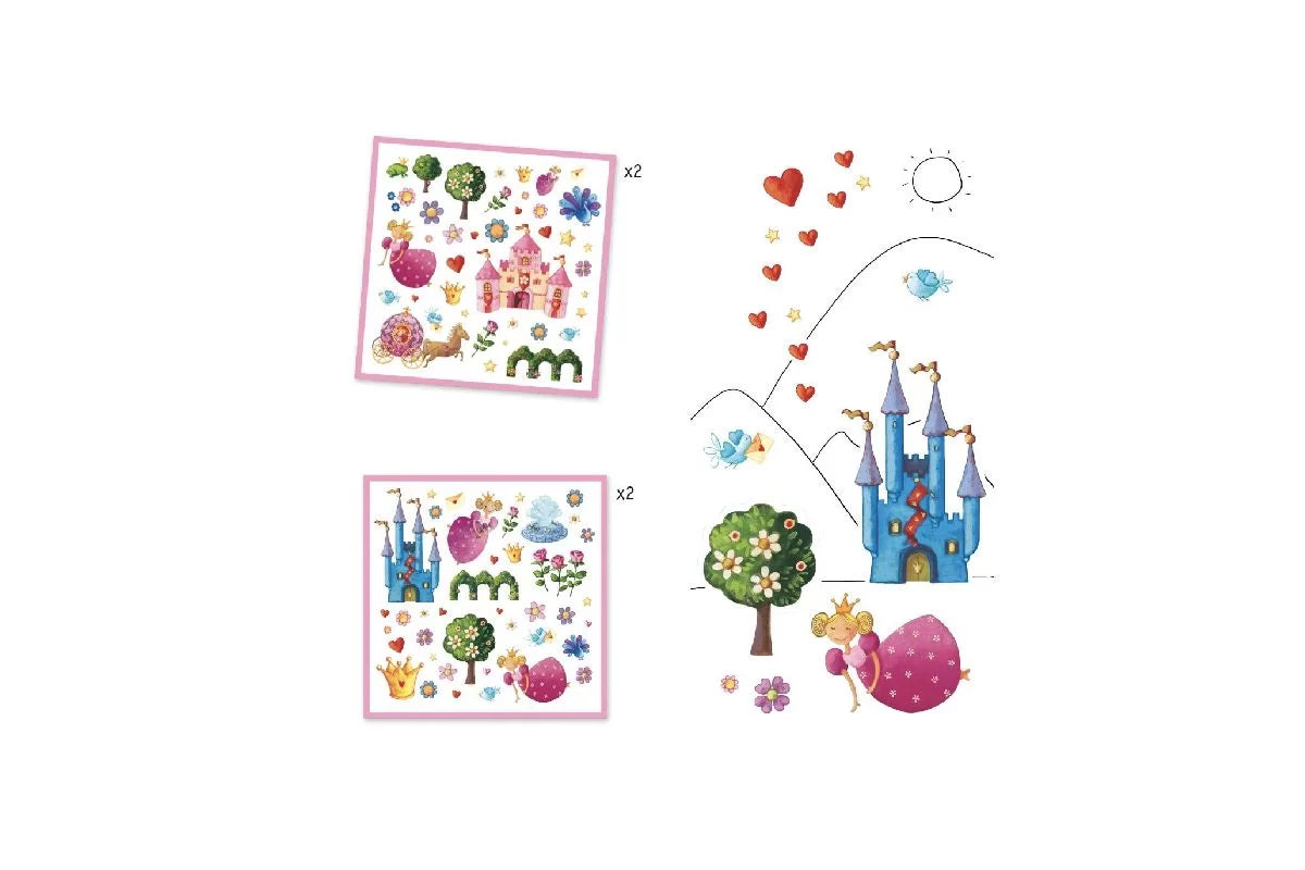 Princess Castle Stickers