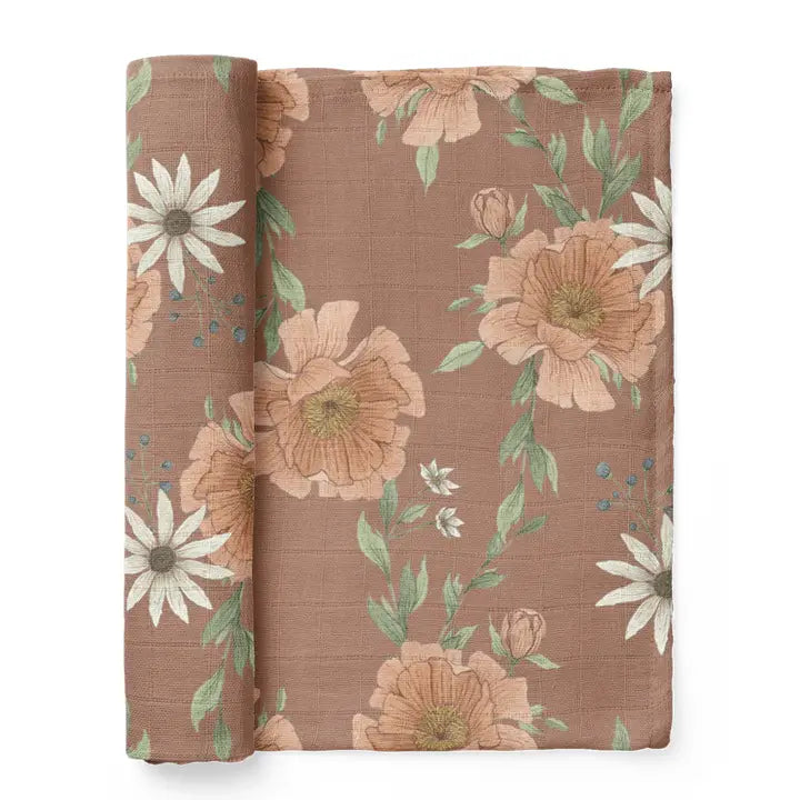 Peony Blooms Clay Swaddle