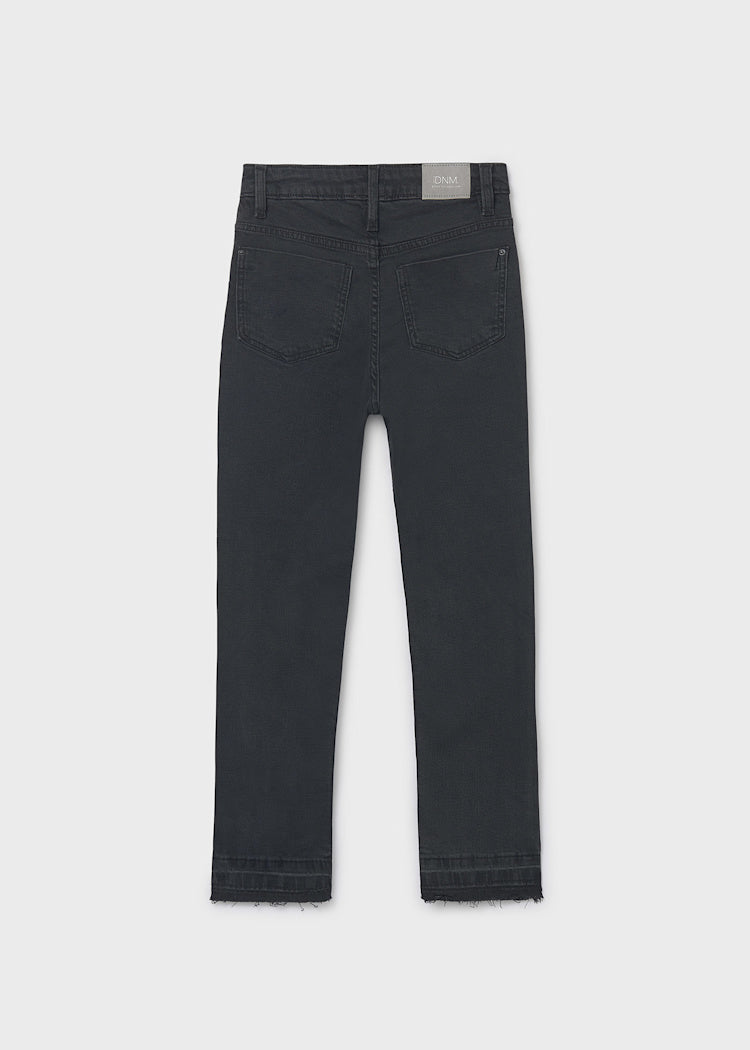 Girls Black Basic Denim