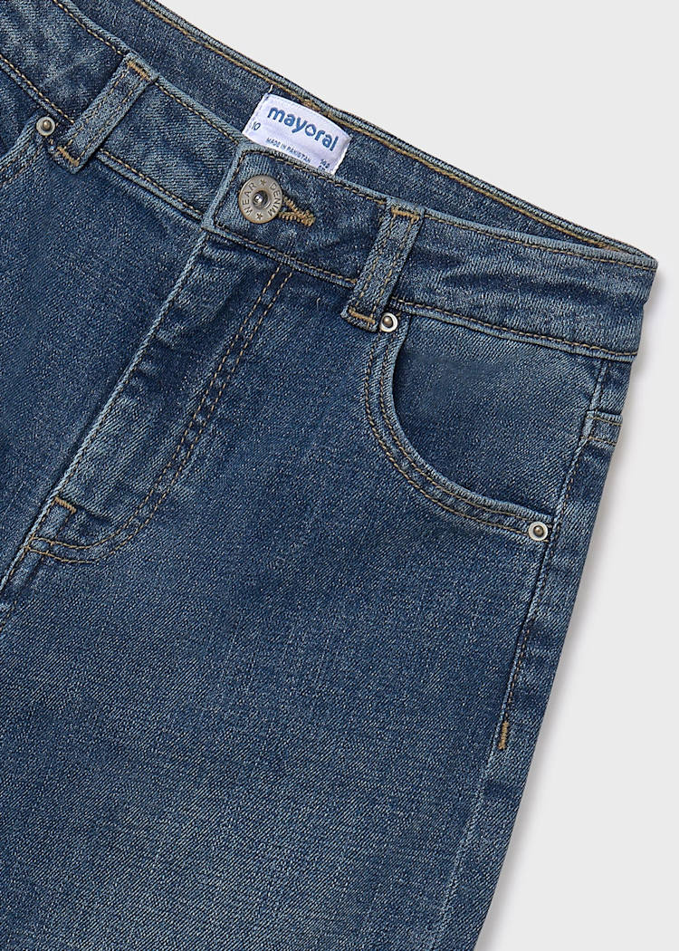 Girls Dark Denim Basic