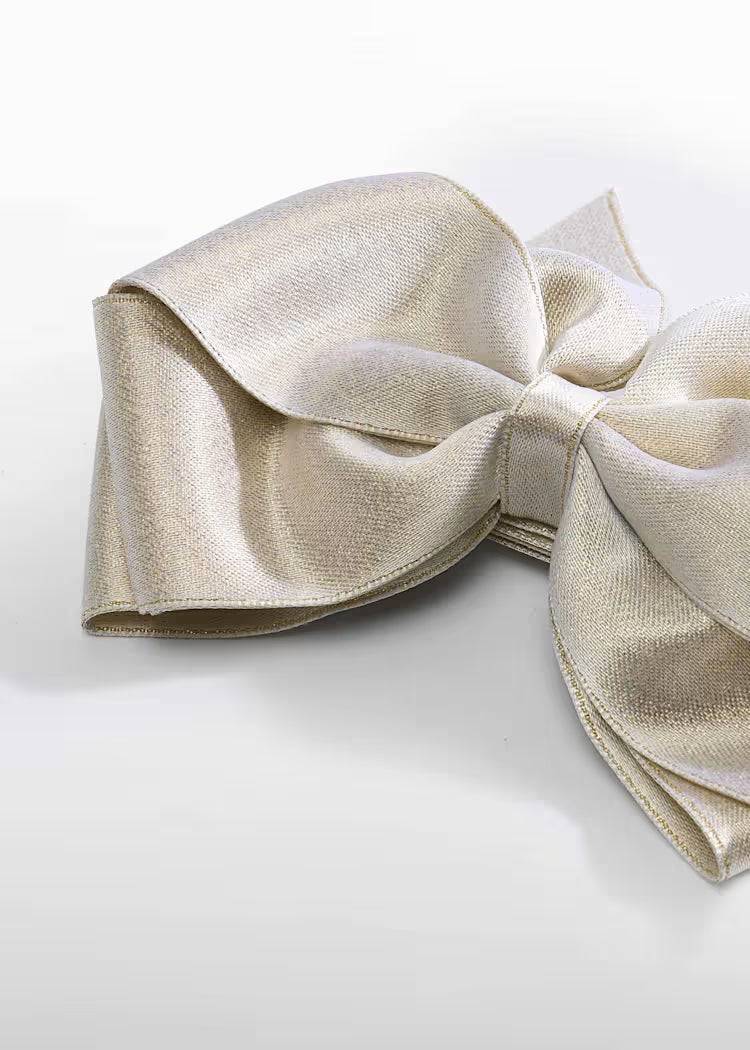Bow Hair Clip Golden