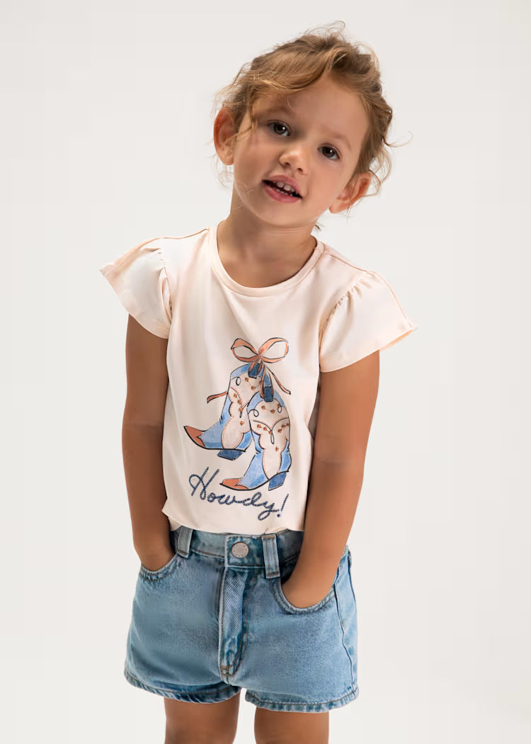 Light Denim Girl Short
