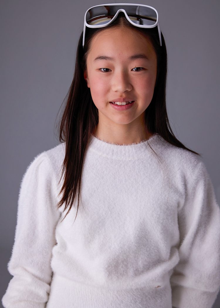 Ecru Faux Fur Sweater