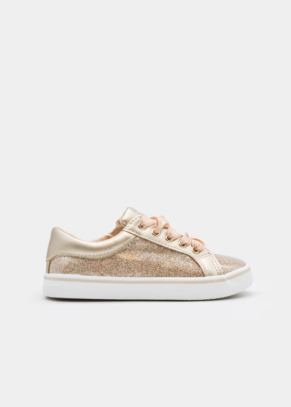 Gold Glitter Sneakers