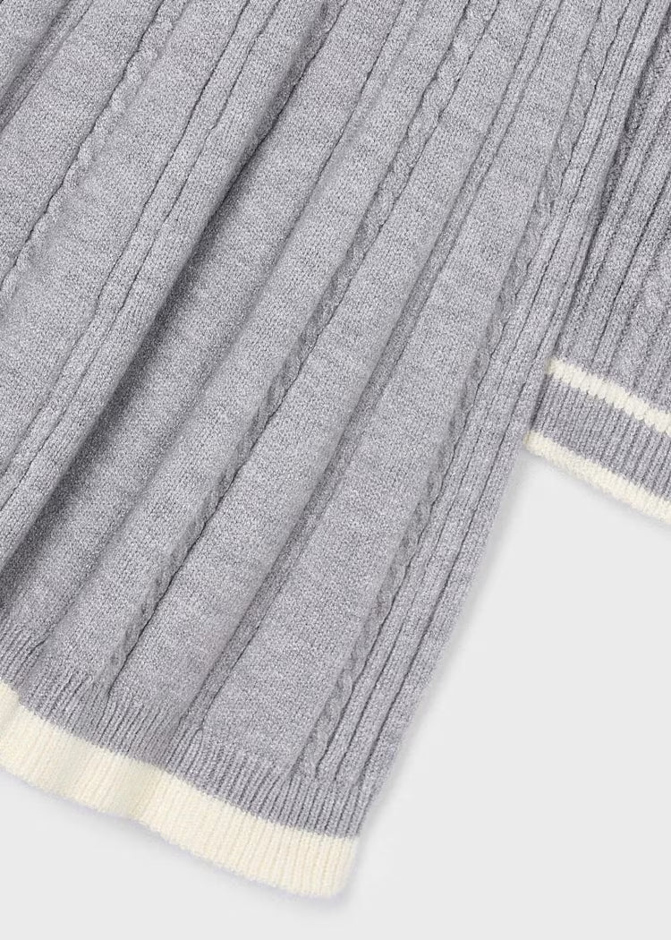 4920 Silver Knit Dress