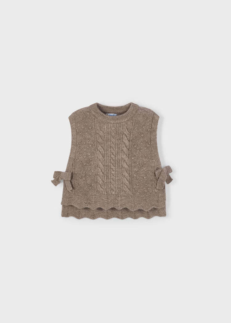 Taupe Knit Vest