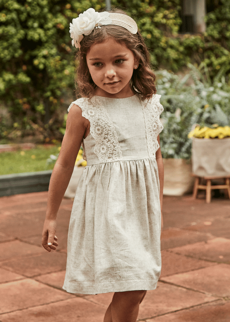3910 Linen Dress