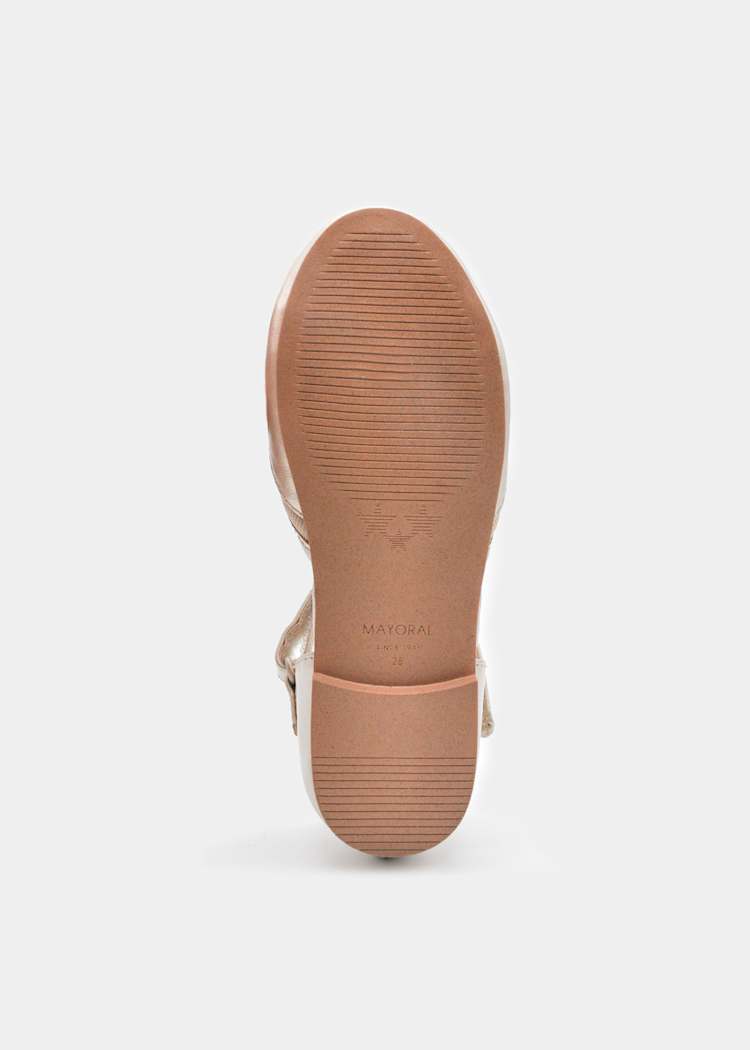Gold Mary Janes