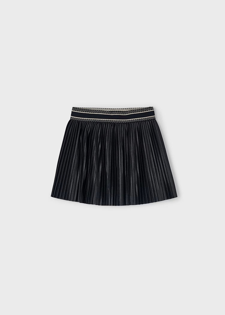 Pleated Black Skirt