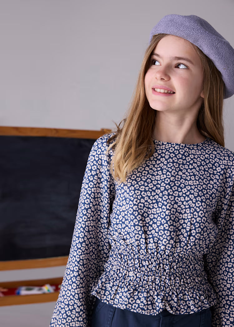 7196 Petroleum Blouse