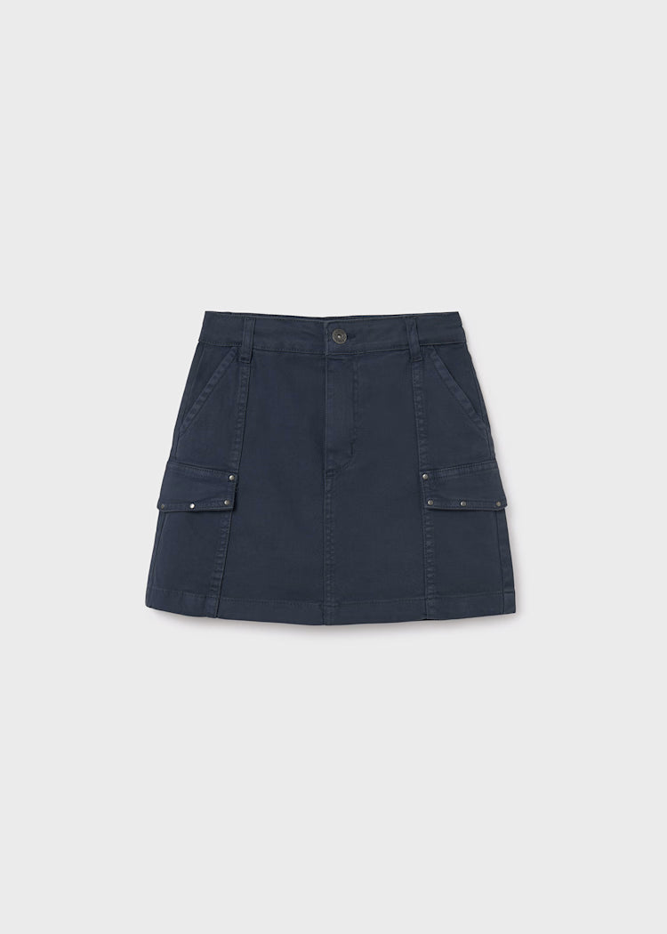 7905 Petroleum Twill Skirt