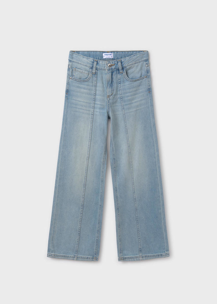 6538 Light Denim Wide Leg