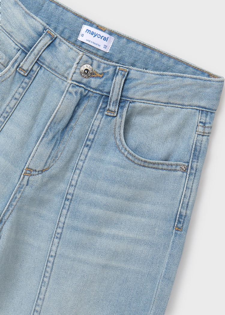 6538 Light Denim Wide Leg