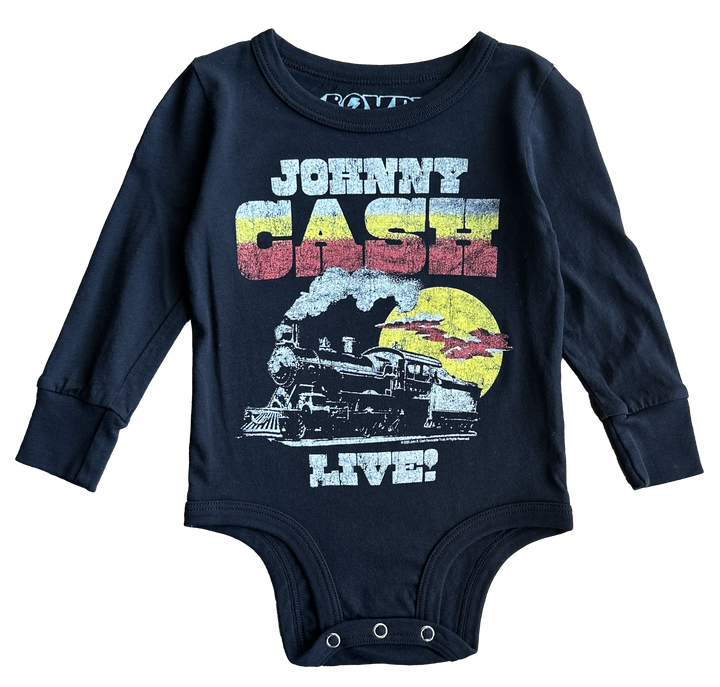 Johnny Cash Live LS Onesie