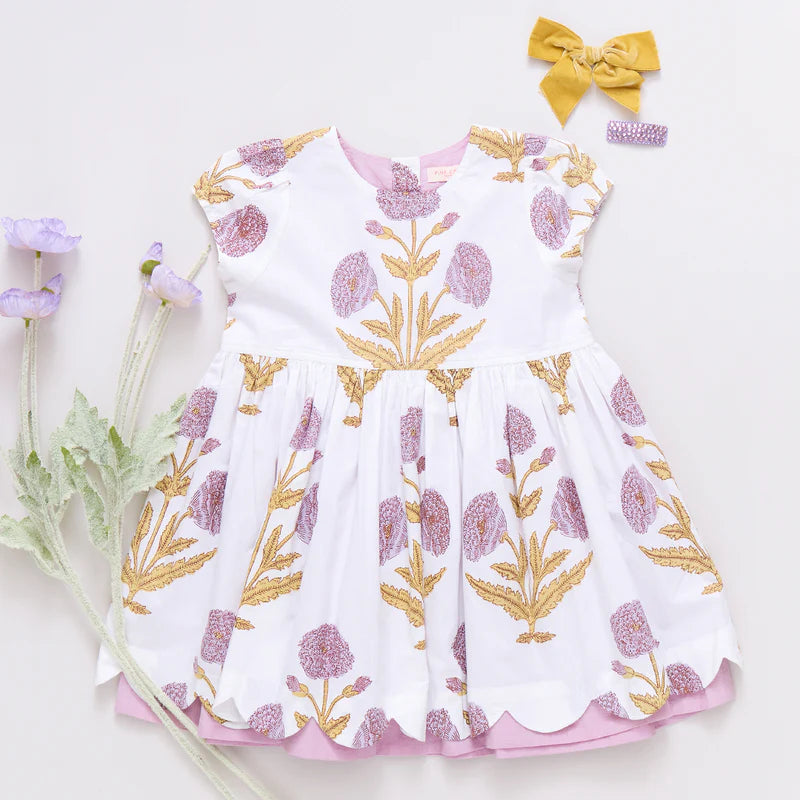 Marisol Dress Lavender Dandelion