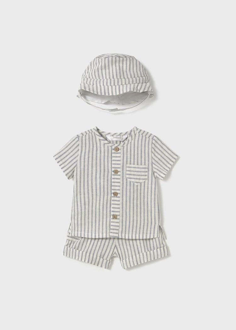 1225 Shirt Short w/Hat Set