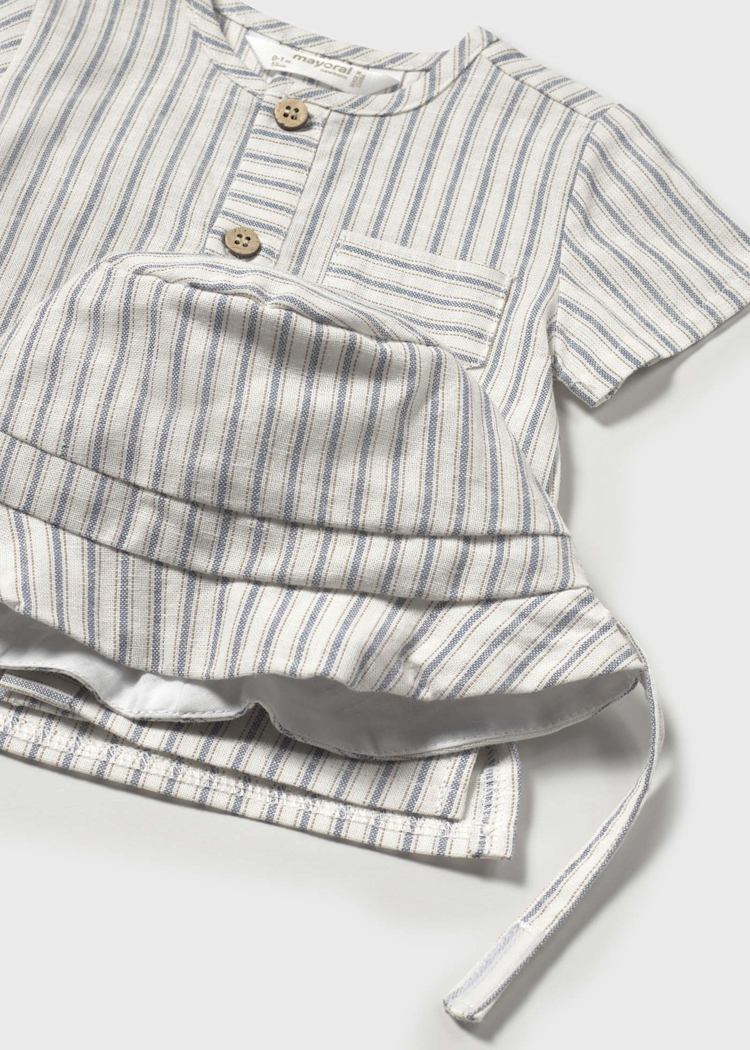 1225 Shirt Short w/Hat Set