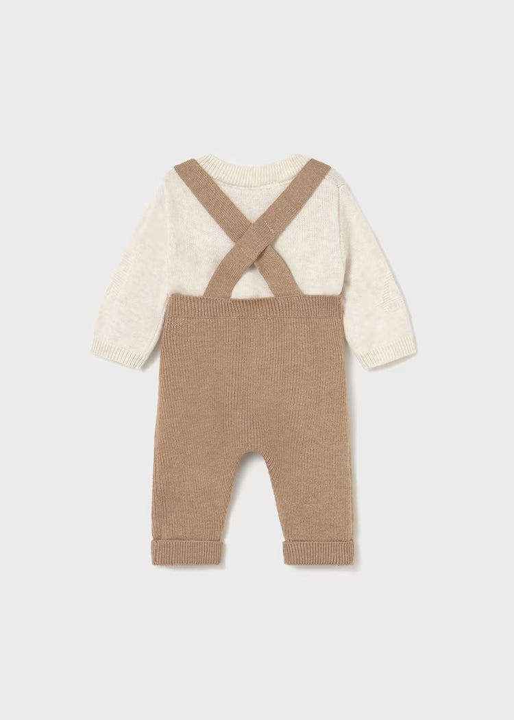 Baby Boy 2pc Heather Toffee Set
