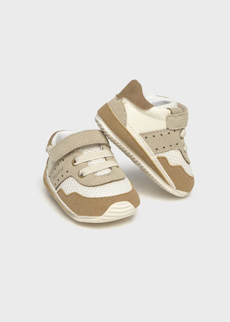 Dune Beige Baby Boy Sneakers