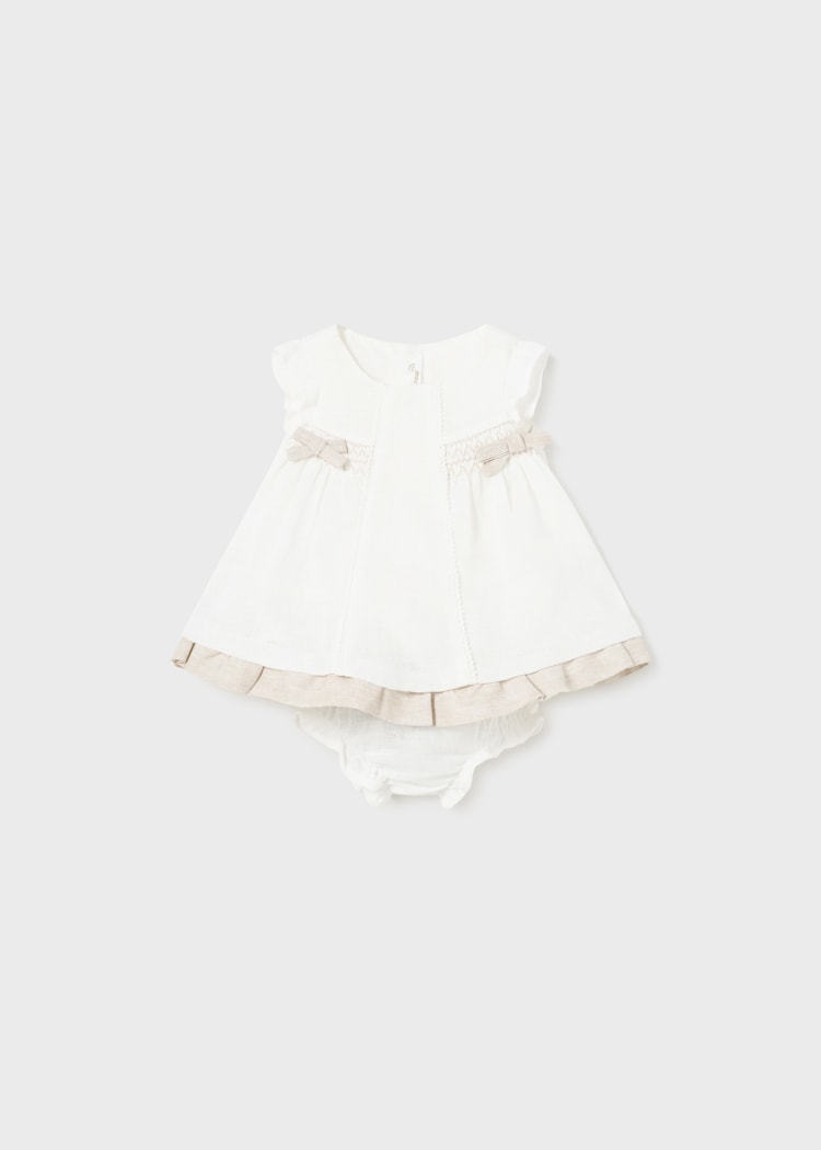 1828 Natural Smock Dress