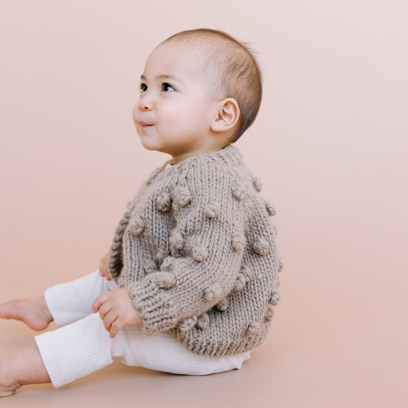 Flax Popcorn Cardigan