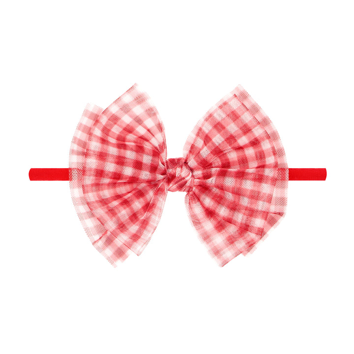 Cherry Gingham Tulle Fab Skinny