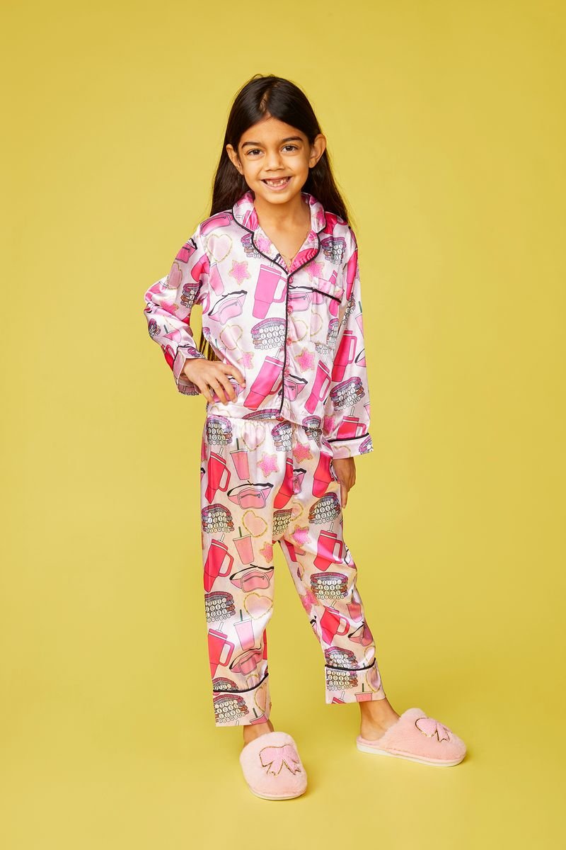 Mini Dreamers Trendy Girl Silky Set