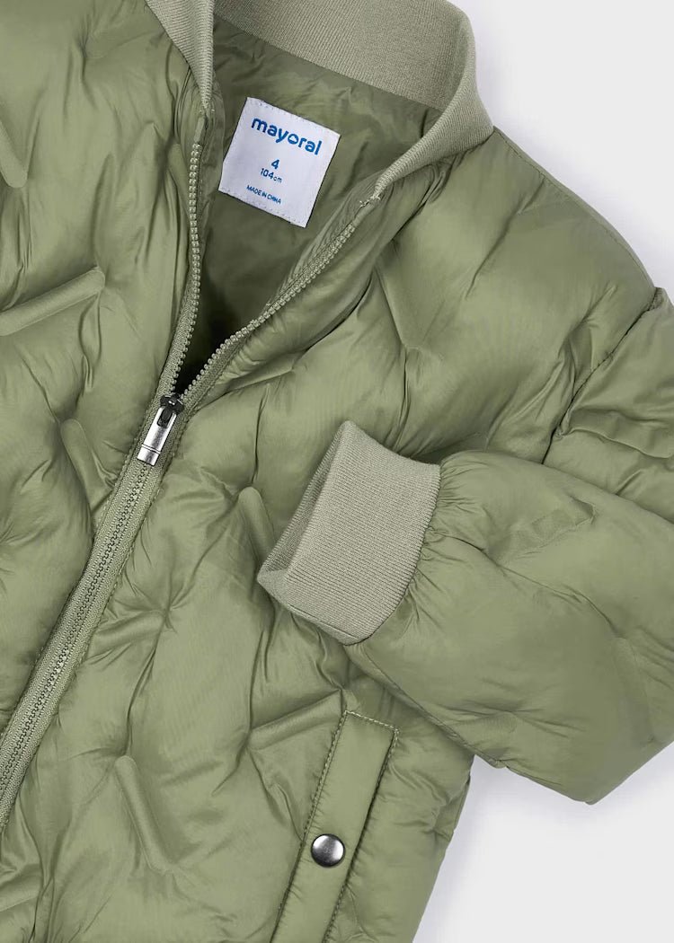 Unisex Pistachio Bomber Jacket