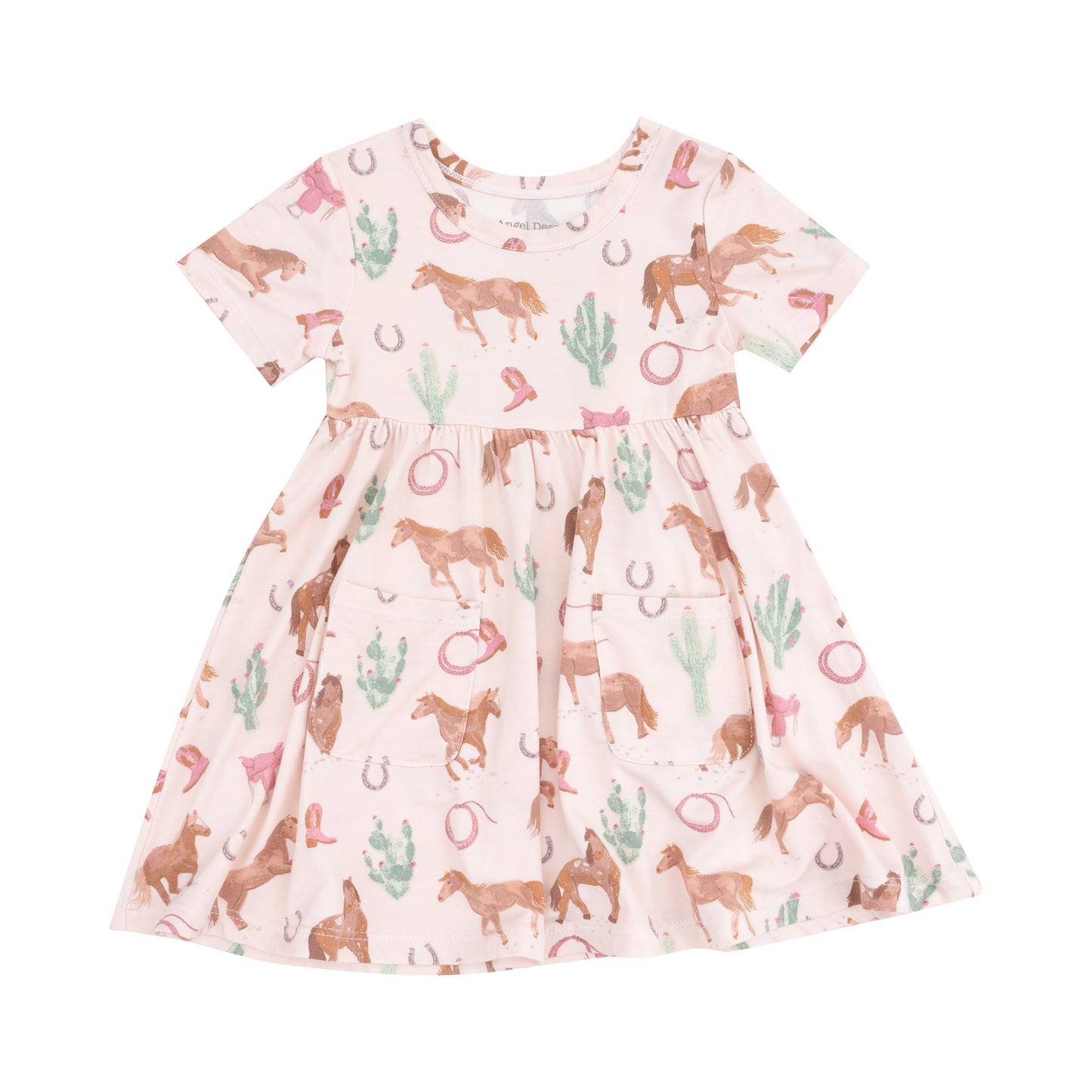 Pink Western Horses Dress