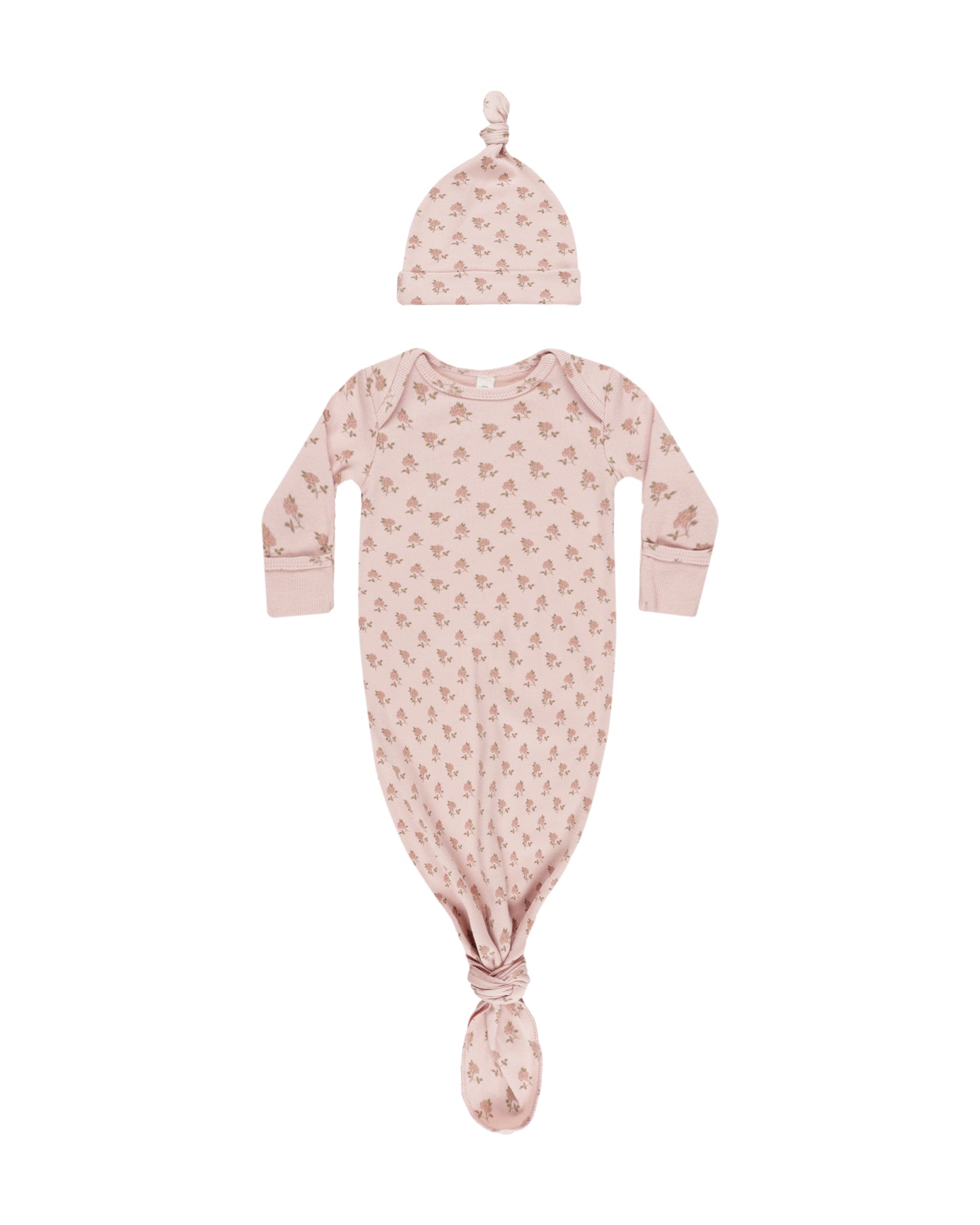 Roses Knotted Gown + Hat Set