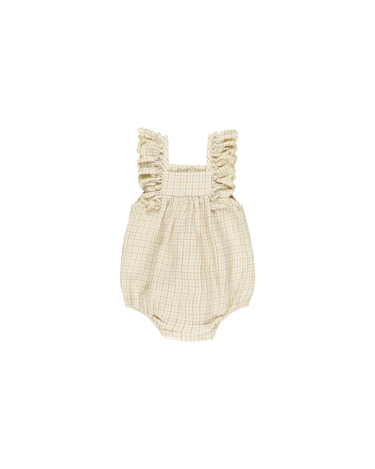 Yellow Plaid Maya Romper
