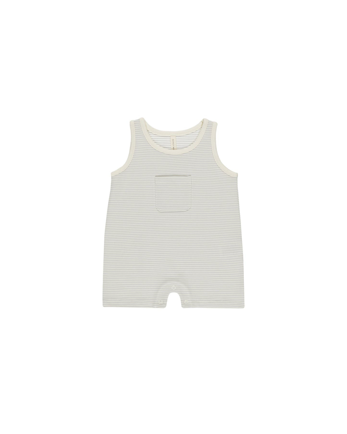 Sky Micro Stripe Sleeveless One Piece