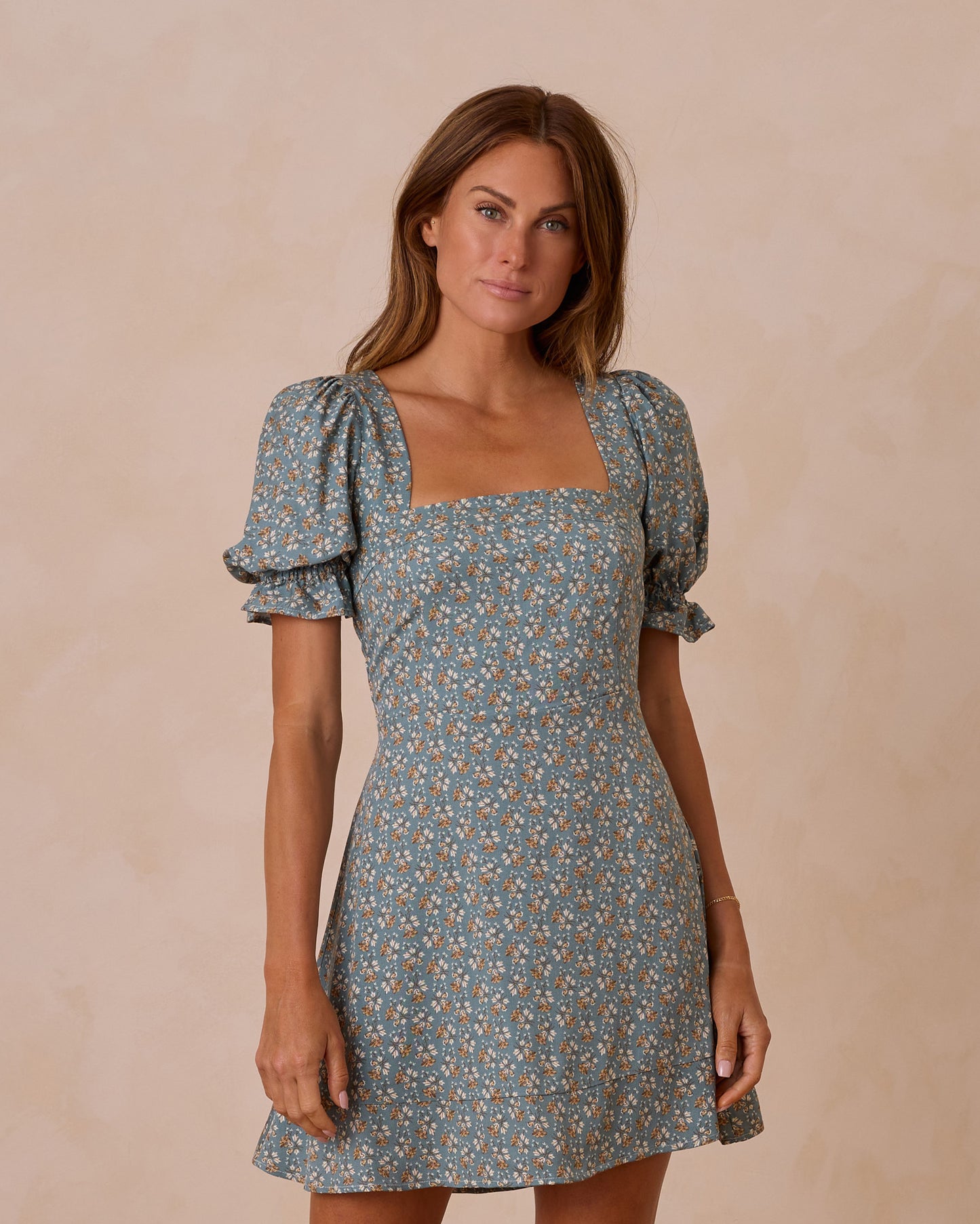Claudia Dress Blue Floral