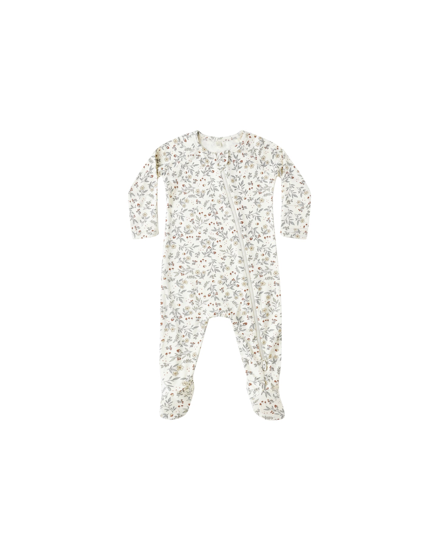 Bamboo Zip Footie Woodland