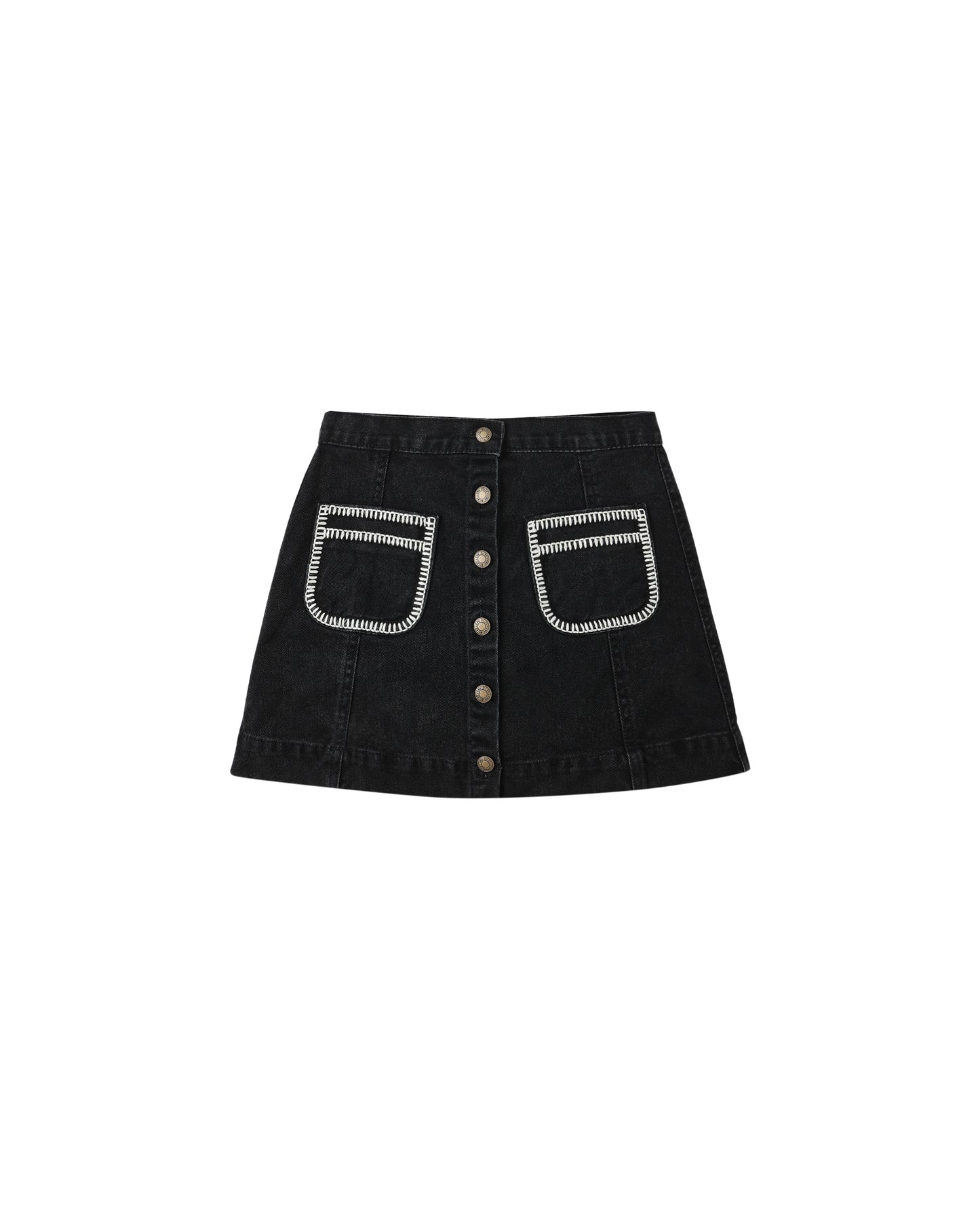 Denver Mini Skirt Washed Black