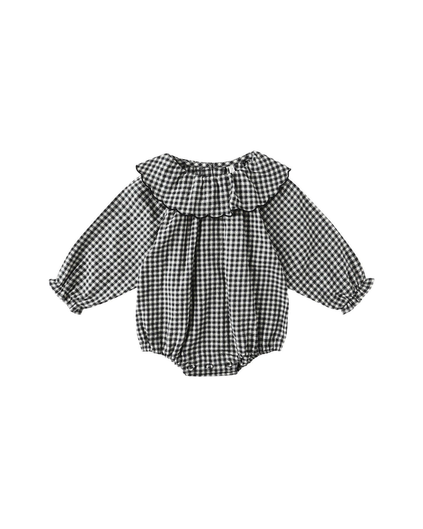 Colette Romper Black Gingham