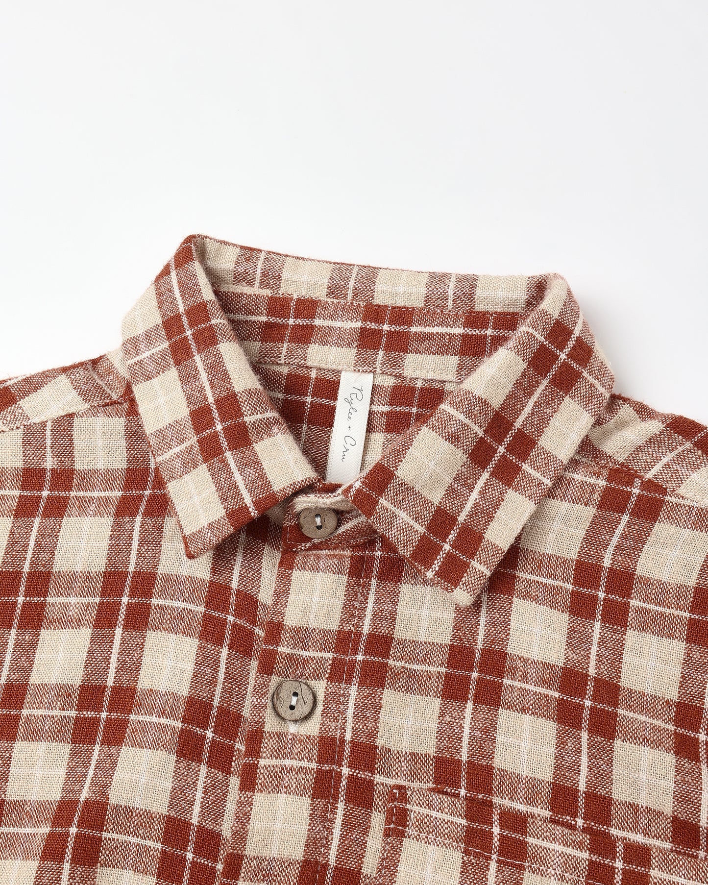 Collared L/S Shirt Red Plaid